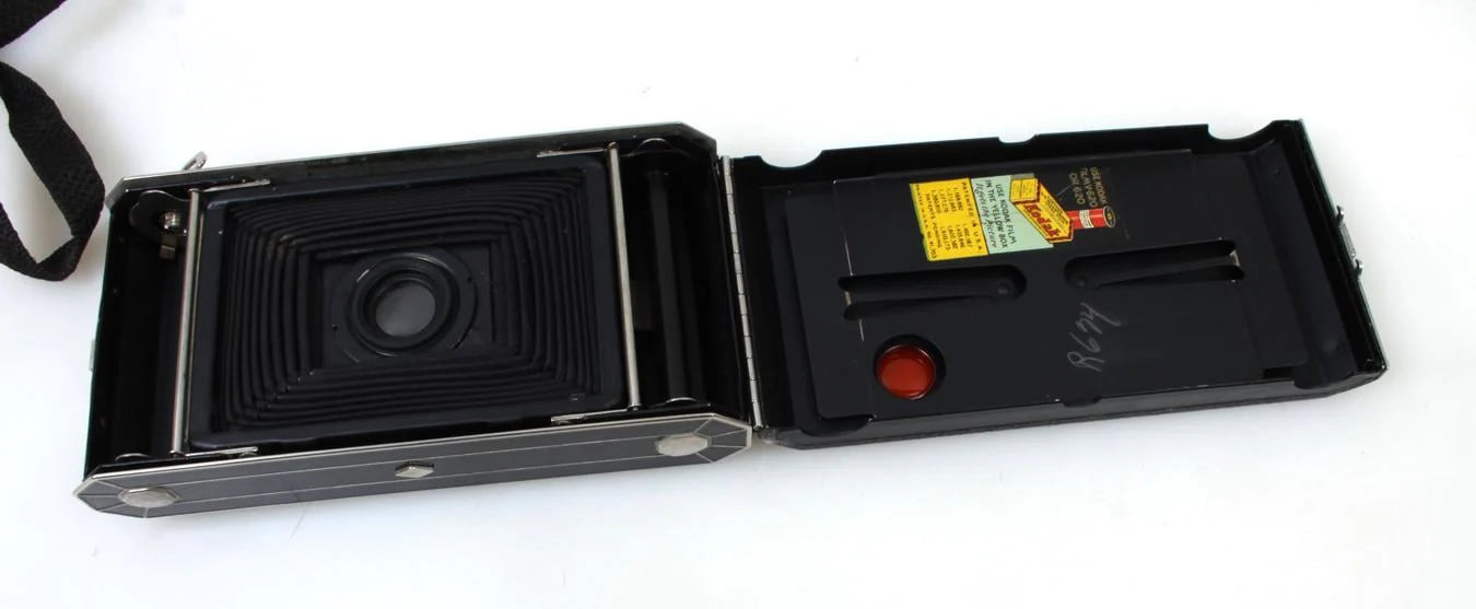 Art Deco Folding Camera in Original Case