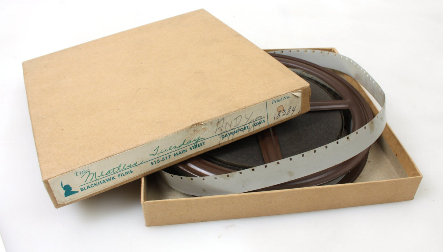 Andy Panda, Meatless Tuesday Vintage 16mm Movie on Reel