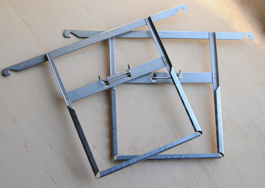 CARR Stainless Steel 4x5 Film Hangers - Set of 2
