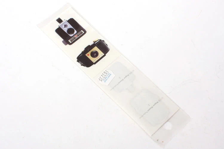 Vintage Film Camera Stickers, Set Of 6