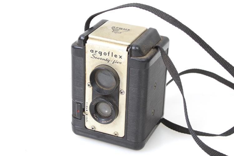 Art Deco TLR I.O.B. w/ Flash Display Vintage