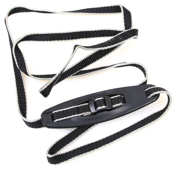 Vintage Black and Gray Minolta Strap with Black Rubber Neck Pad