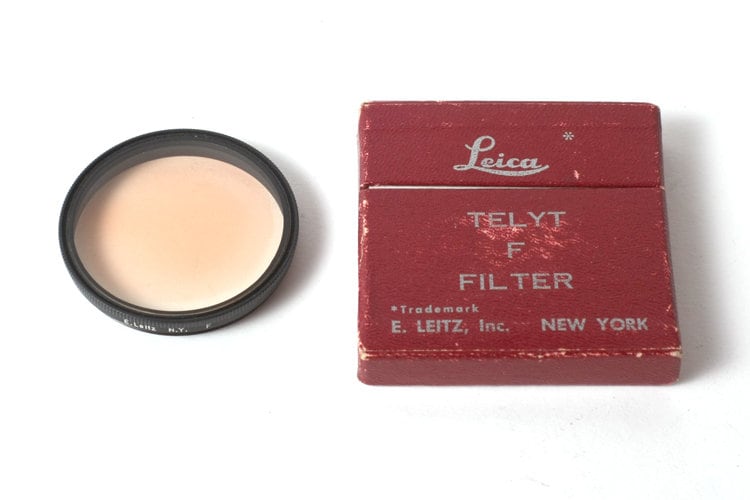 Leica Telyt Lens F Filter, E. Leitz NY, with Box