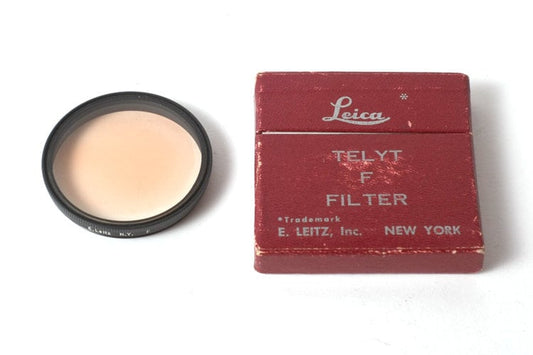 Leica Telyt Lens F Filter, E. Leitz NY, with Box