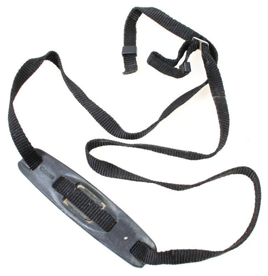 Vintage Black Canon Original Strap with Rubber Neck Pad