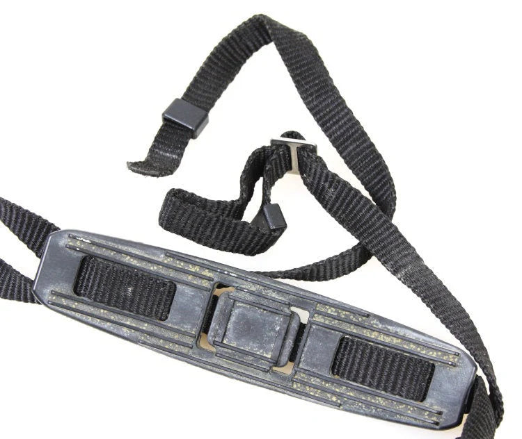 Vintage Black Canon Original Strap with Rubber Neck Pad