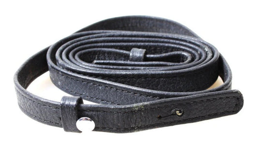 Classic 1990s Nikon Thin Black Leather Neck Strap