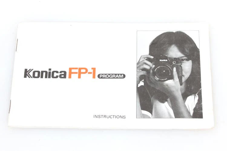 Konica Fp-1 Program 35mm Camera Manual