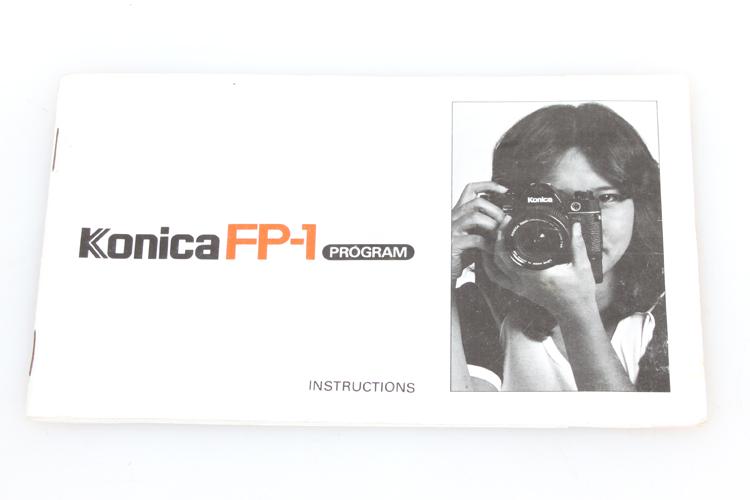 Konica Fp-1 Program 35mm Camera Manual