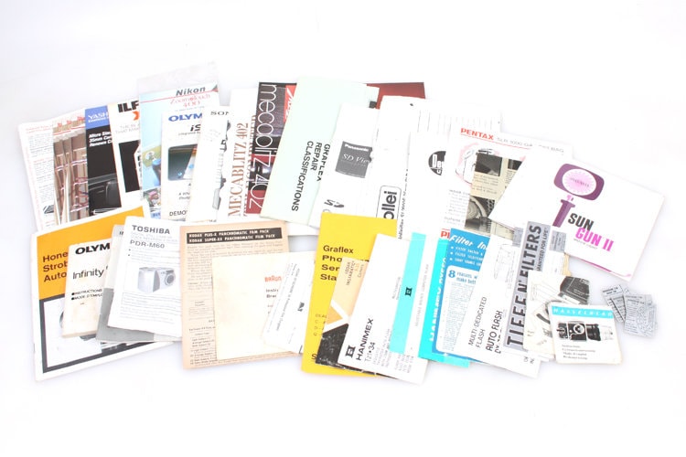 Photographica Literature Large Lot