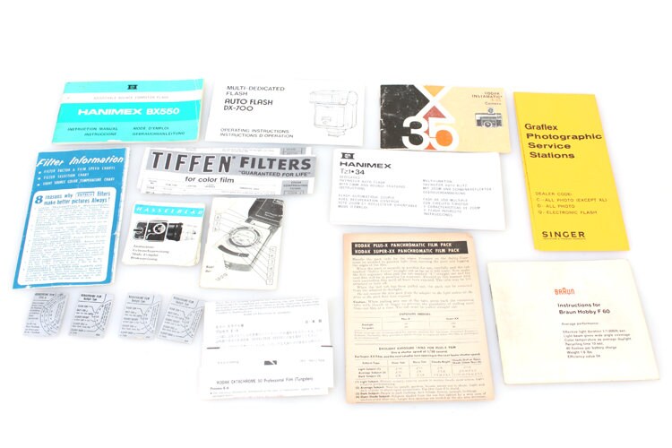 Photographica Literature Large Lot