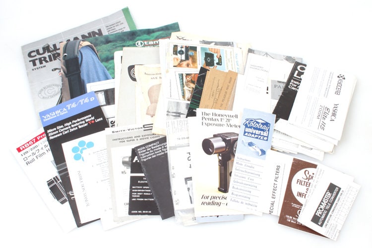 Large Lot of Photographica Literature