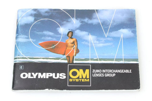 Booklet for Olympus OM Camera System Zuiko Interchangeable Lenses Group