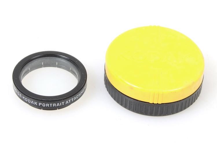 Kodak Vtg Camera No. 5A Portrait Attachment Made in USA Lens Accessories in Case