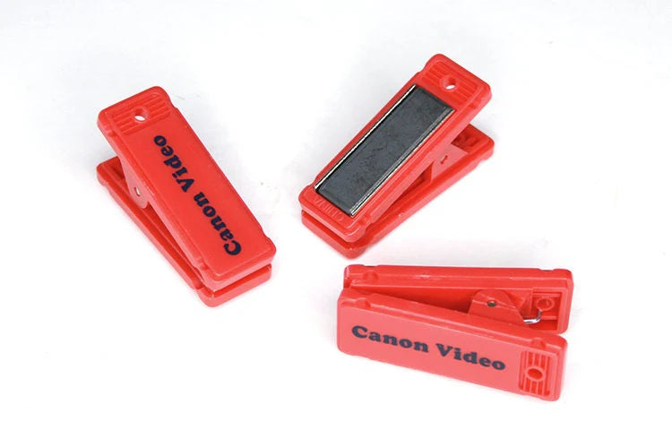 Magnetic Red Clips Canon Set of 3