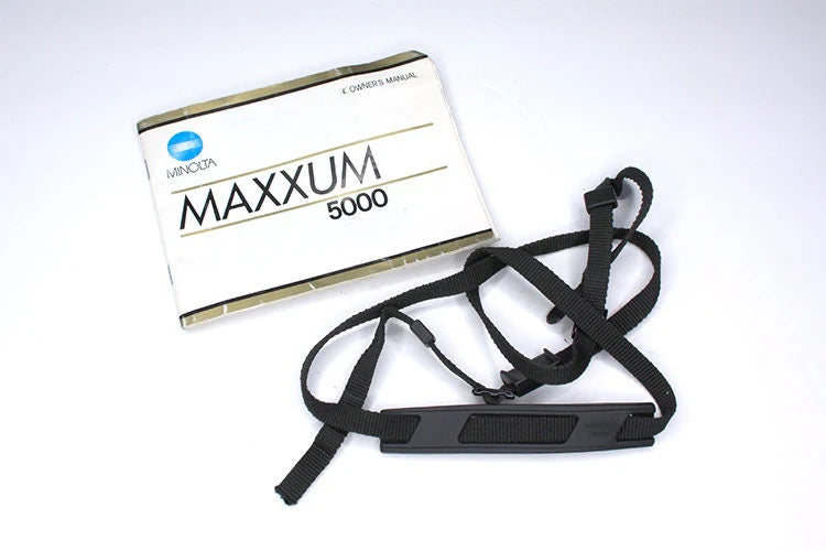 Original Minolta Maxxum 5000 Strap & Manual