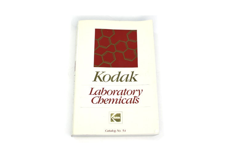Laboratory Chemicals Kodak Cat. No. 54 Dec. 1990 Paperback