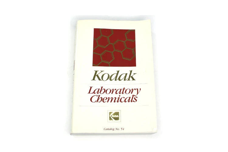 Laboratory Chemicals Kodak Cat. No. 54 Dec. 1990 Paperback