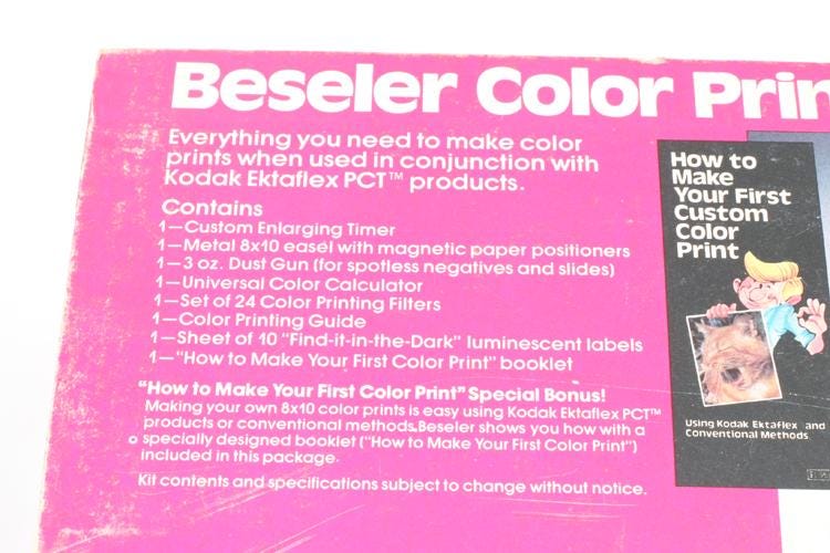 Darkroom Beseler Color Printing Starter Kit