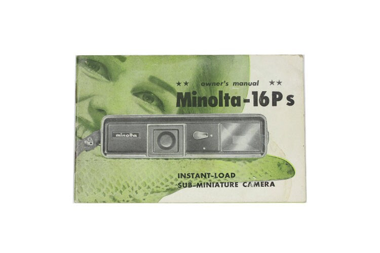 Instruction Manual Minolta-16 PS