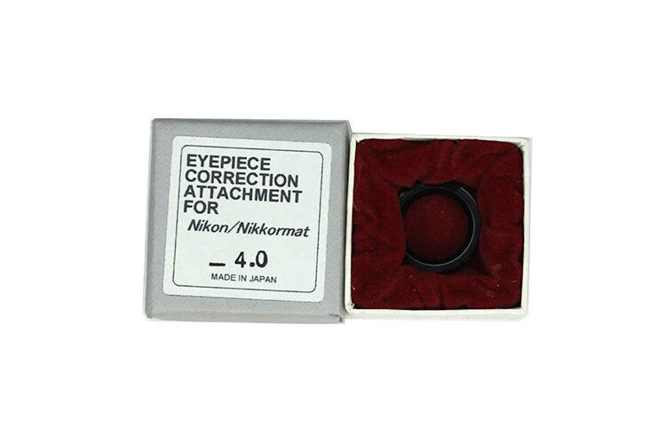 Eyepiece Correction Attachment -4.0 for Nikon Nikkormat Cameras - in Box