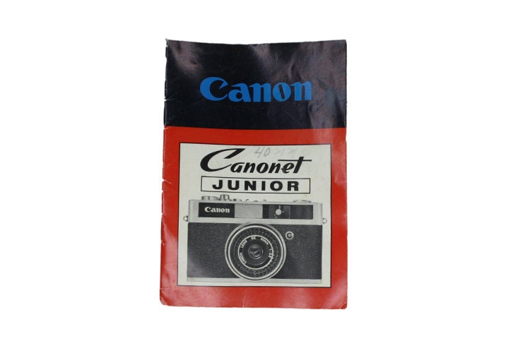 Junior 35mm Film Camera Canon Canonet Manual
