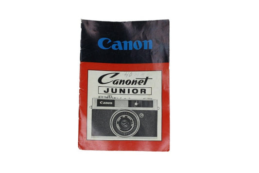 Junior 35mm Film Camera Canon Canonet Manual