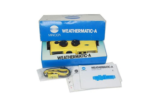 Minolta Weathermatic-A Camera in Original Box --- Complete 80's