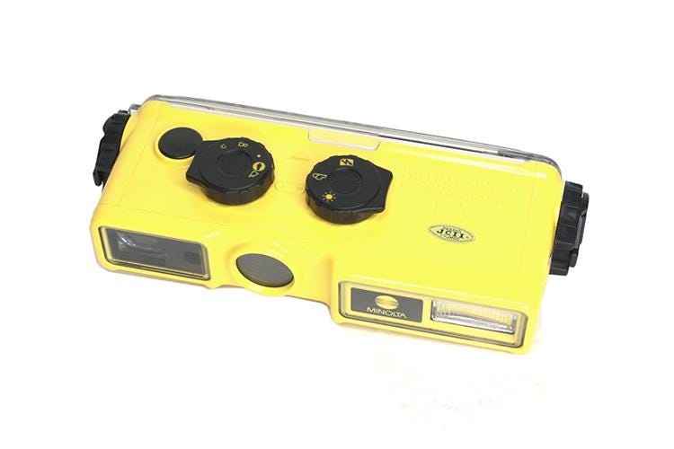 Minolta Weathermatic-A Camera in Original Box --- Complete 80's