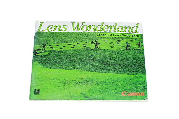 FD Lens Mount Canon Wonderland Brochure Instruction Owners Manual Guide Book
