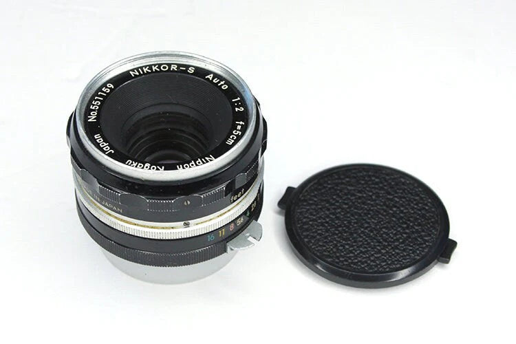 5CM F2 Nikon Nikkor-S NON AI Lens Nippon Kogaku w Caps