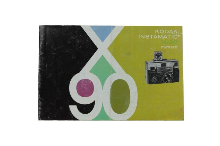 Instamatic X-90 Camera Manual Vintage