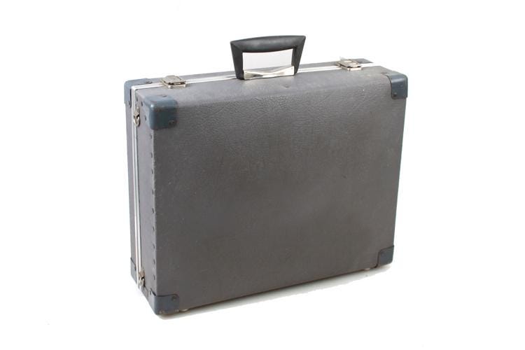 Camera Case Gray Hard Sided 1970s