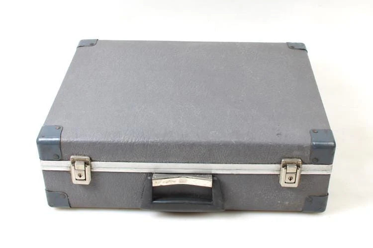 Camera Case Gray Hard Sided 1970s