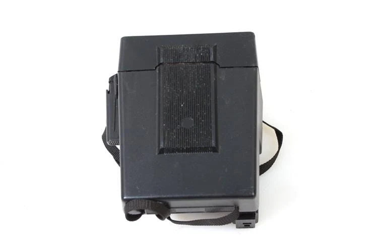 Vintage One Step Polaroid 600 Film Instant Camera & Strap Rainbow Black