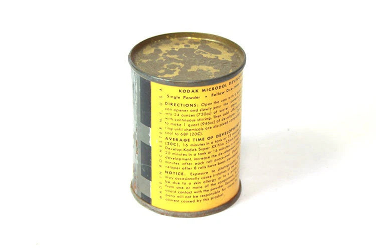Vintage Microdol Developer Kodak Powder Fine Grain Advertising