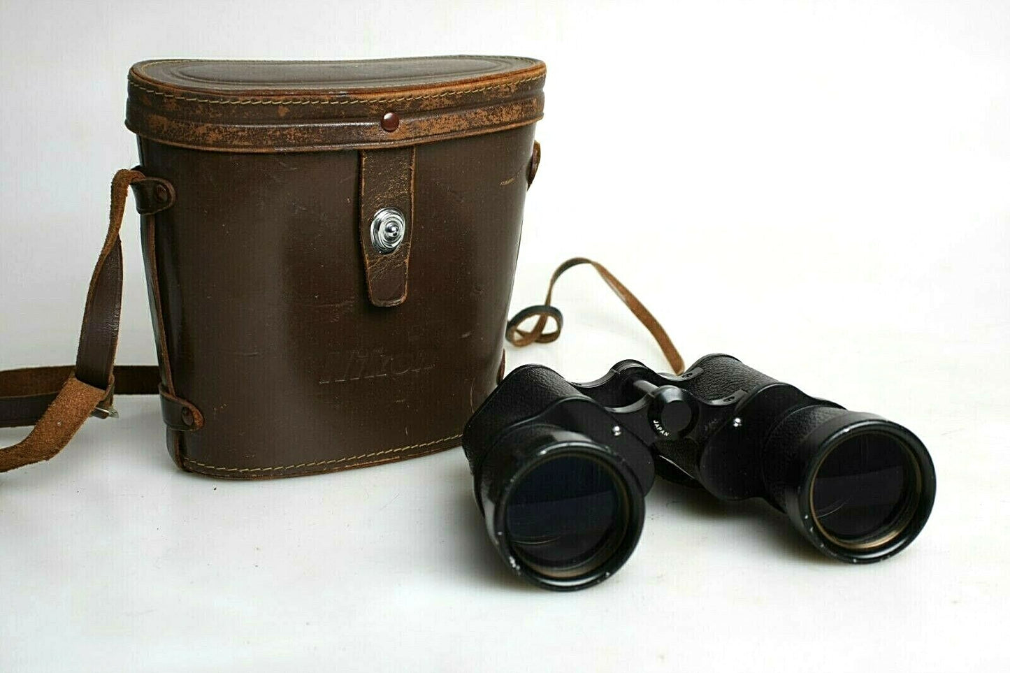 Nippon Kogaku Tokyo Nikon 7X50 Field 7.3 Binoculars #703262 with Case