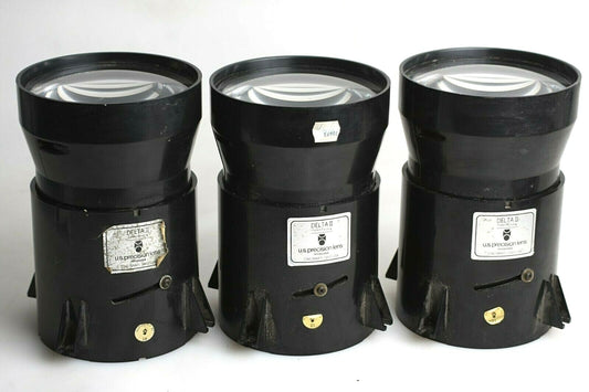 Vintage Cinabeam Delta II precision Lens - Set of 3