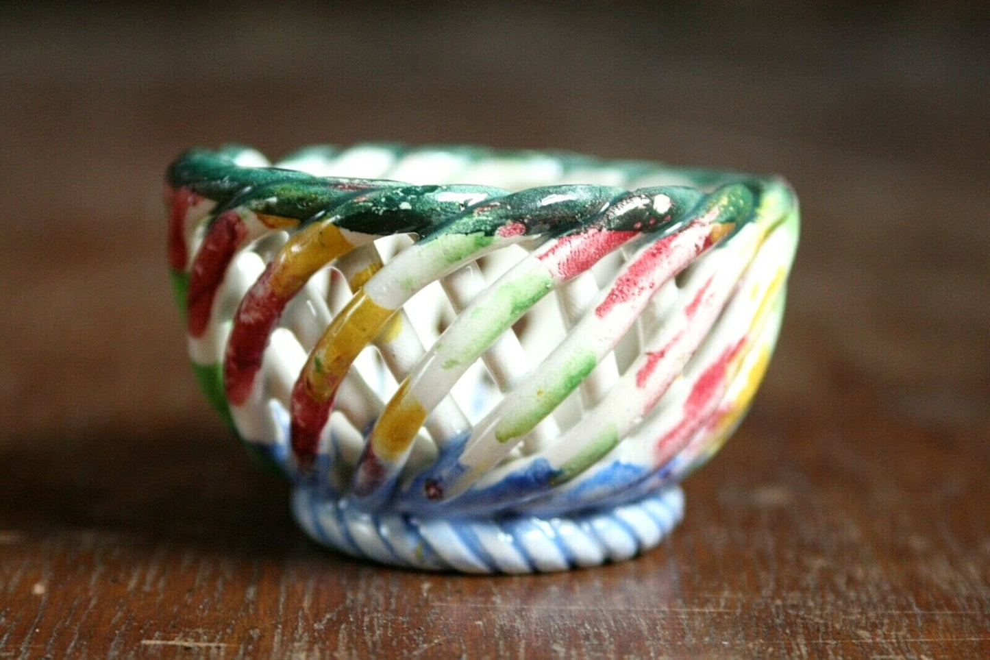 Mini Decorative Ceramic Basket