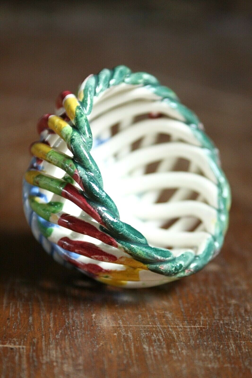 Mini Decorative Ceramic Basket