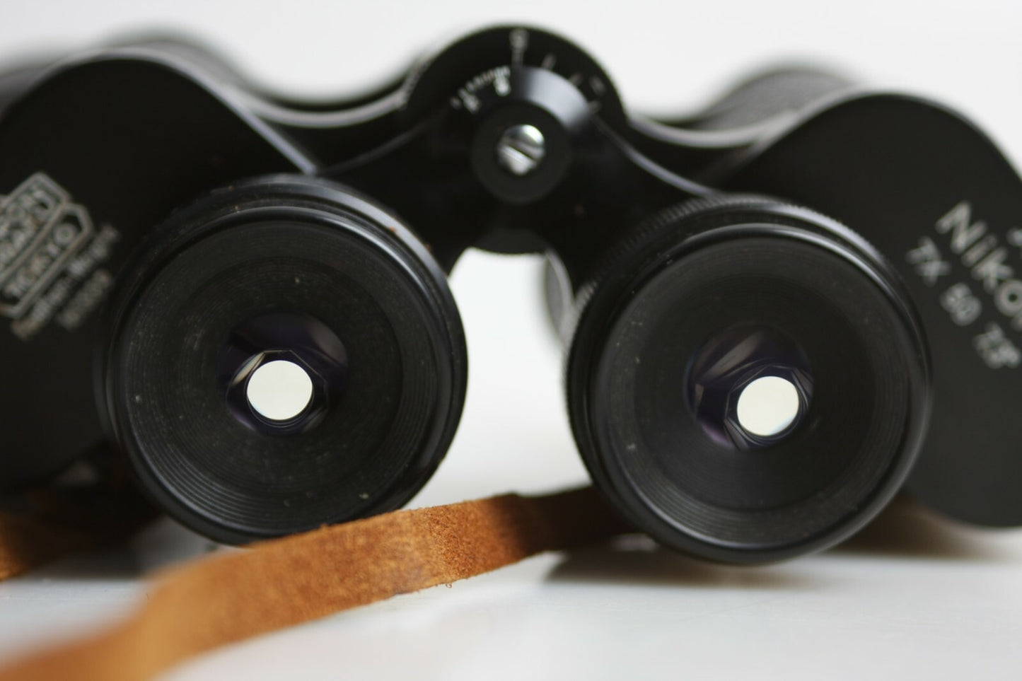 Nippon Kogaku Tokyo J-B7 7X50 Binoculars with Leather Case