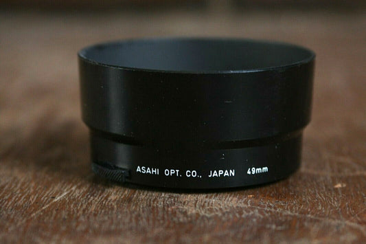 Rare SMC Asahi Pentax 49mm Lens Hood for Pentax - 85mm f/2 100mm f.8/f/4