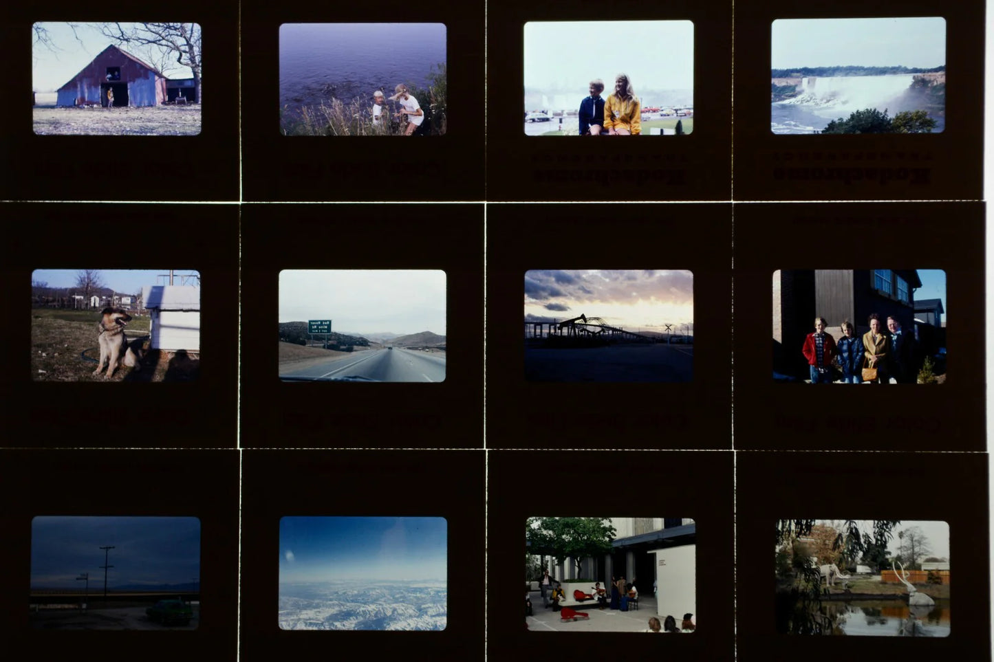 Pack of Six Found Boxes of 35mm Film Slides 150+