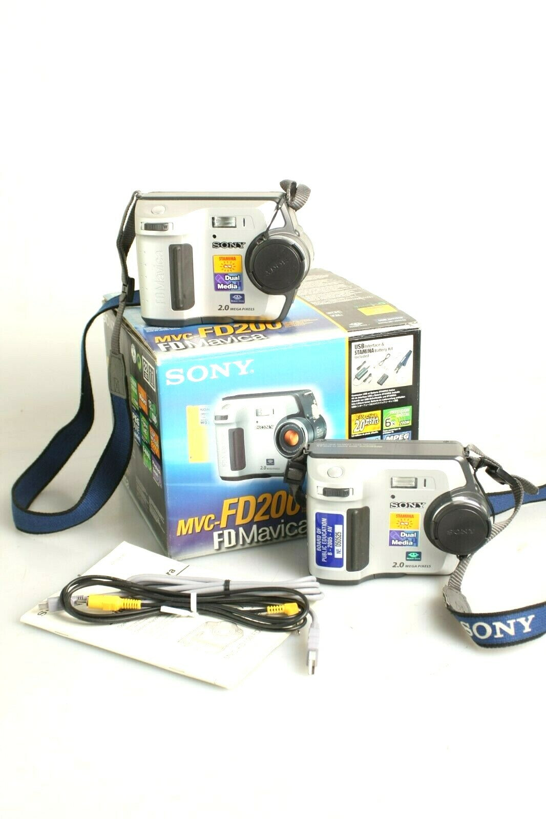 Sony MVC-FD200 FD Mavica Digital Cameras - Set of 2 PARTS