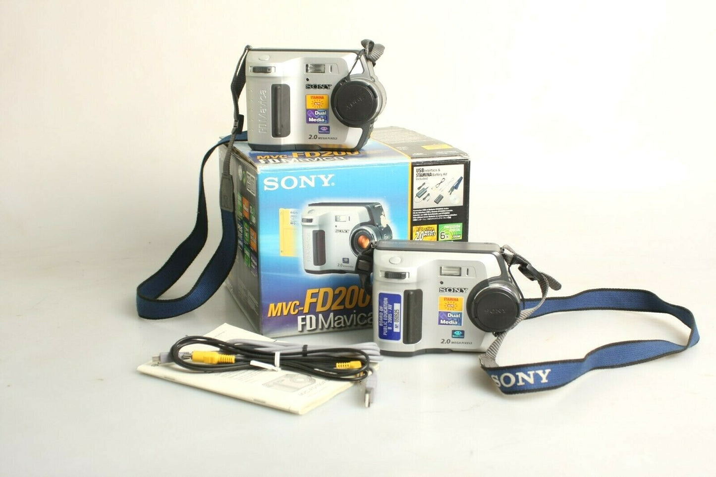 Sony MVC-FD200 FD Mavica Digital Cameras - Set of 2 PARTS