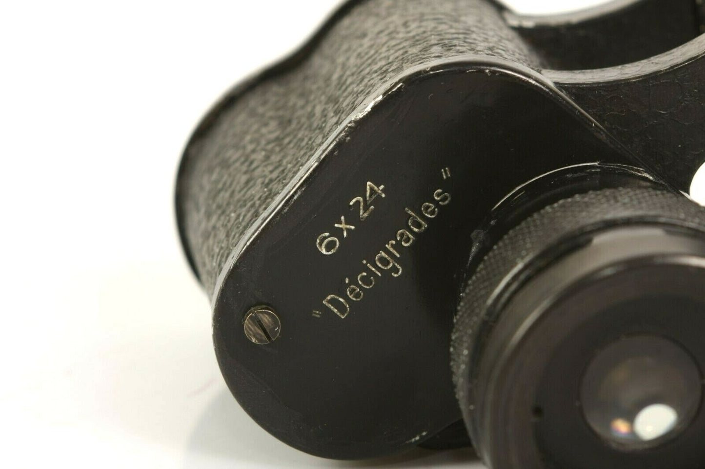 Krauss Paris Decigrades 6X24 Vintage Binoculars