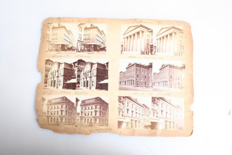 SET OF 11 STEREOVIEWS OF JEFFERSON COLLEGE   POST OFFICE -PHILADELPHIA, PA