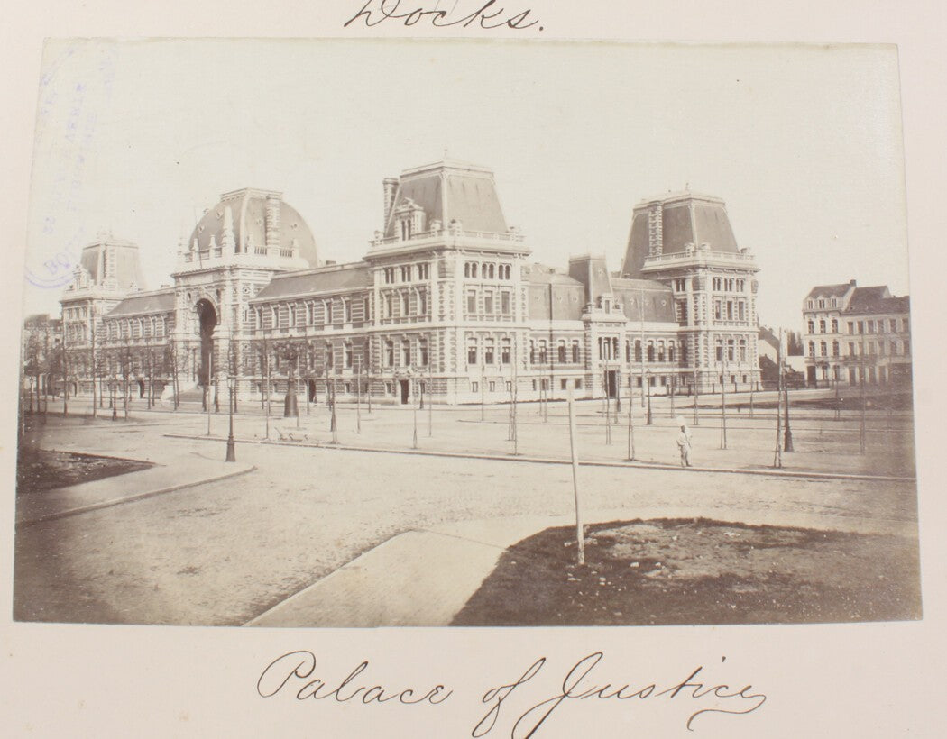 Vintage Antwerp Belgium Palace of Justice 8x10 Photo Print - Frame-Ready Wall