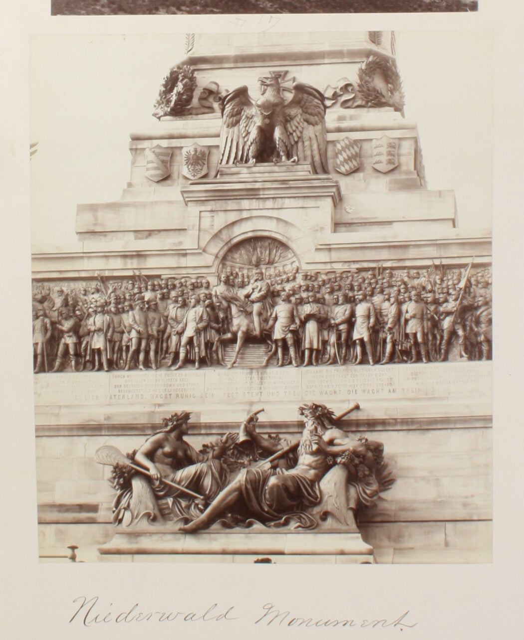 Vintage Niederwald Monument Base 8x10 Photo Print - Rhine Germany Landmark Wall
