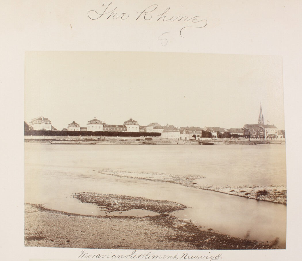 Vintage Rhine Moravian Settlement 8x10 Photo Print Image-Only Reproduction for